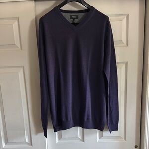 Banana Republic Blue V-Neck Sweater
